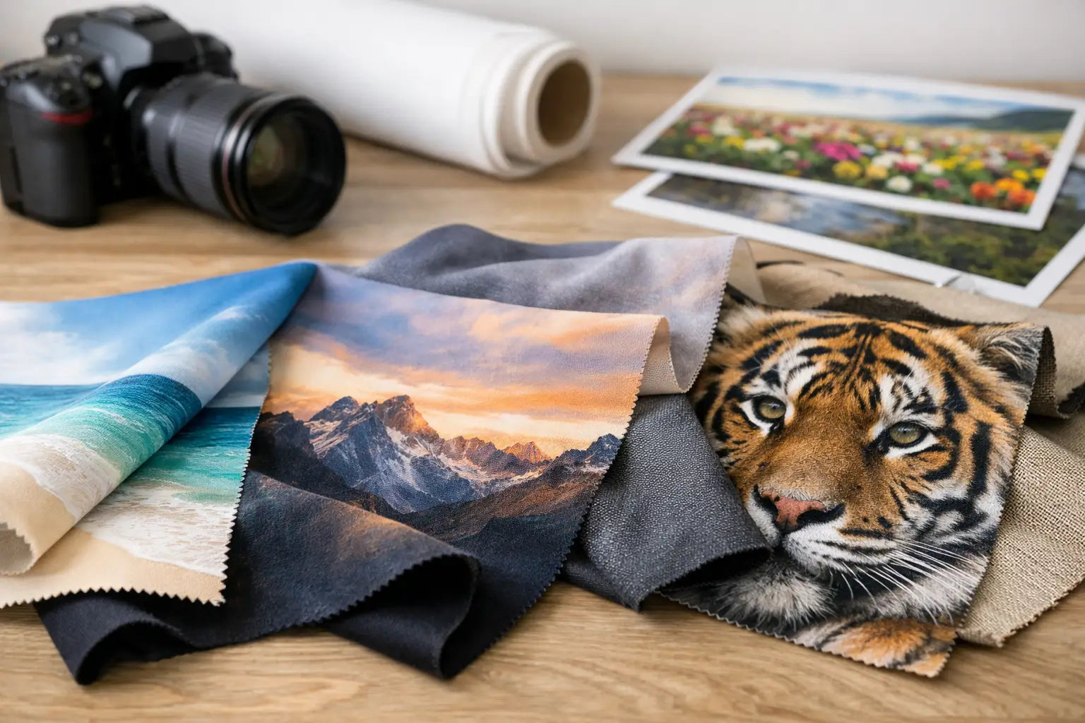 Fotodruck Stoffe im Vergleich