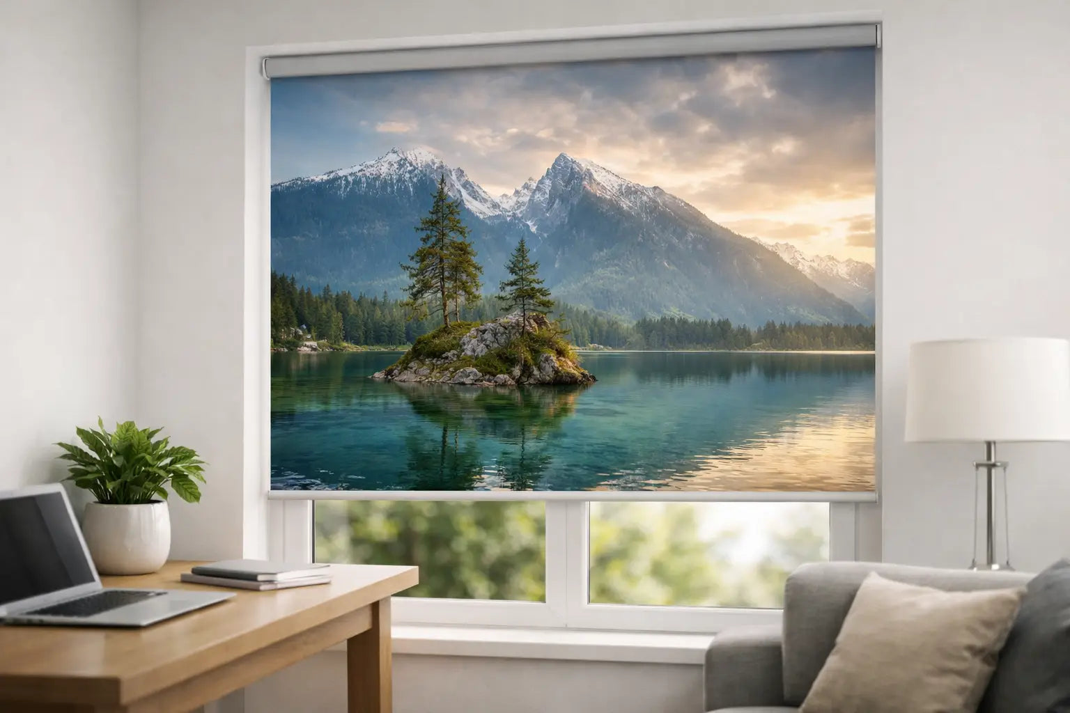 Bild Rollo mit eigenem Motiv fürs Fenster