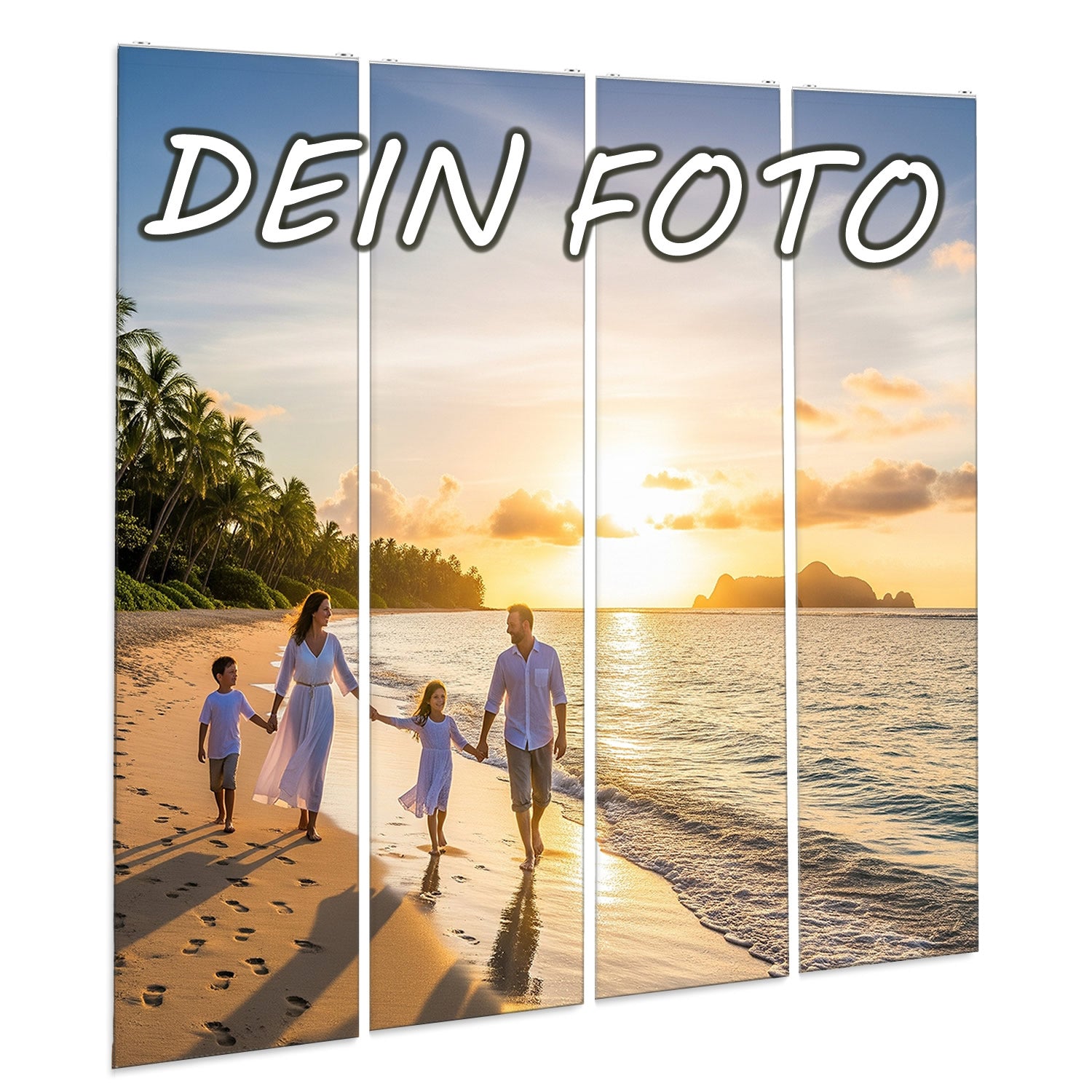 Foto Schiebevorhang bedruckt mit Deinem Motiv