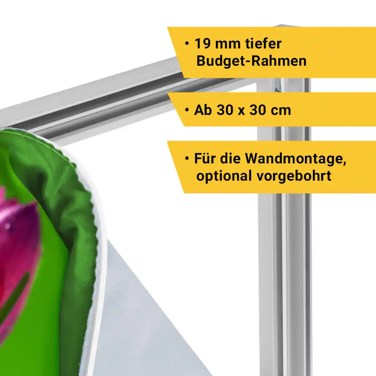 19mm Foto Spannrahmen bedruckt