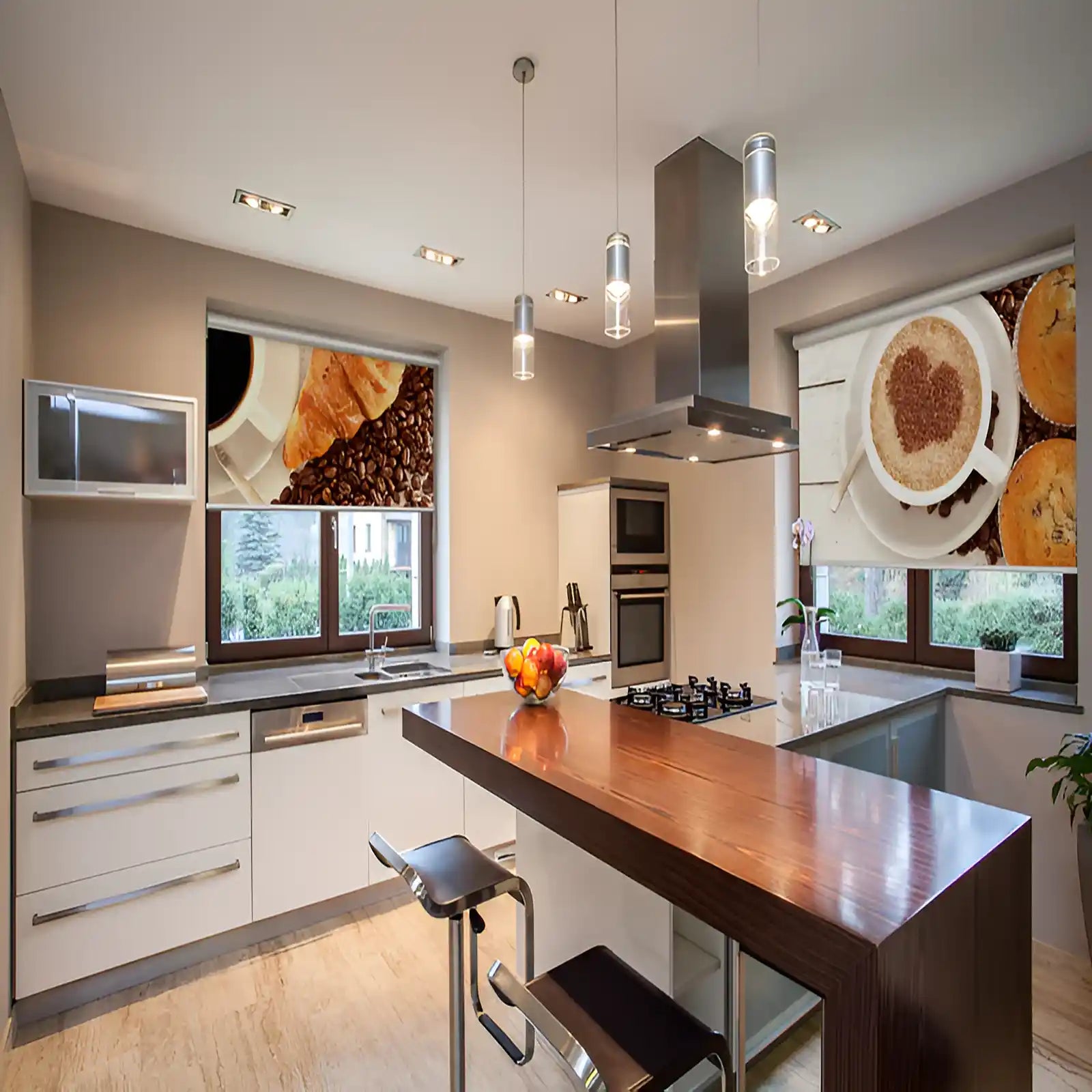 Fotorollo bedruckt in Küche