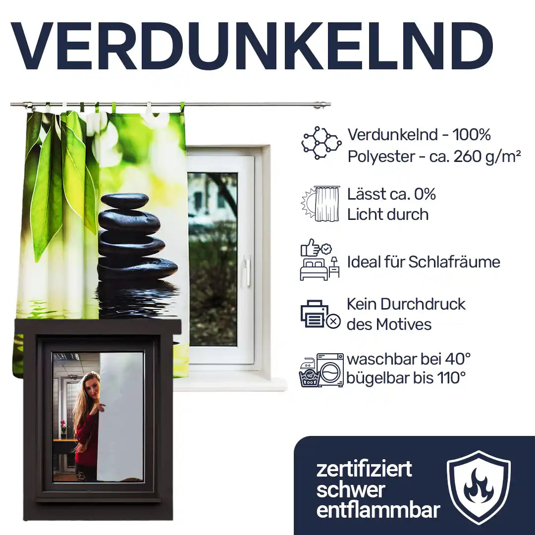 Verdunkelnder Foto Stoff bedruckt (Stoffdruck)