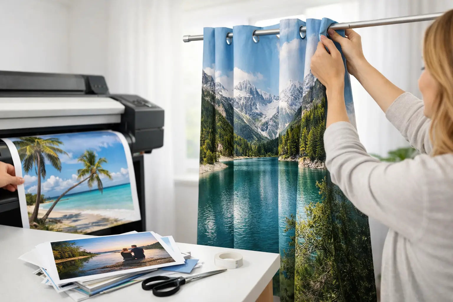 Fotovorhang drucken lassen leicht gemacht