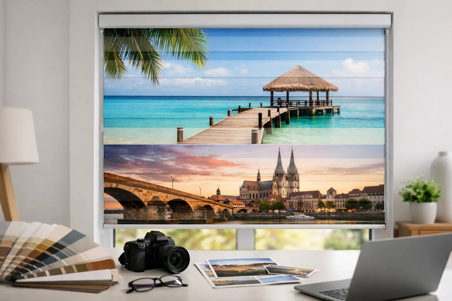 Doppelrollo mit Fotodruck richtig gestalten