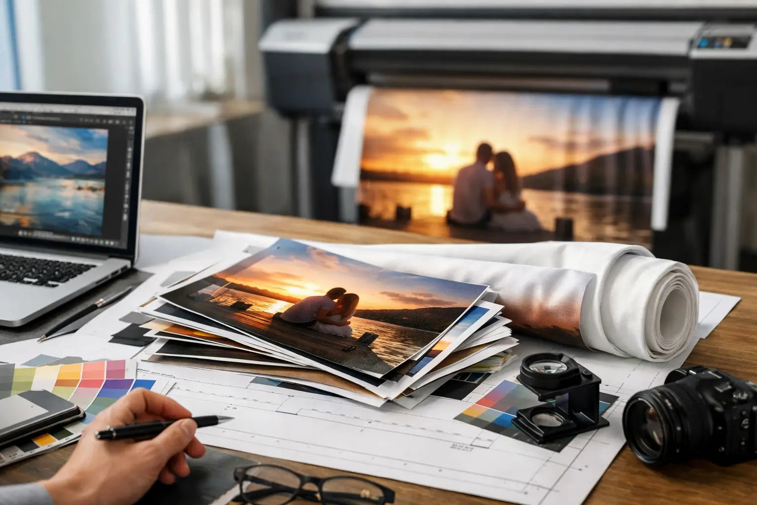 Dateivorgaben für Fotovorhang-Druck erklärt