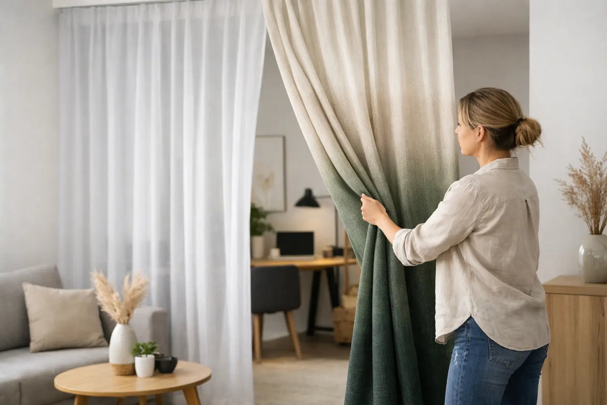 Raumteiler Vorhang selbst gestalten: So geht's