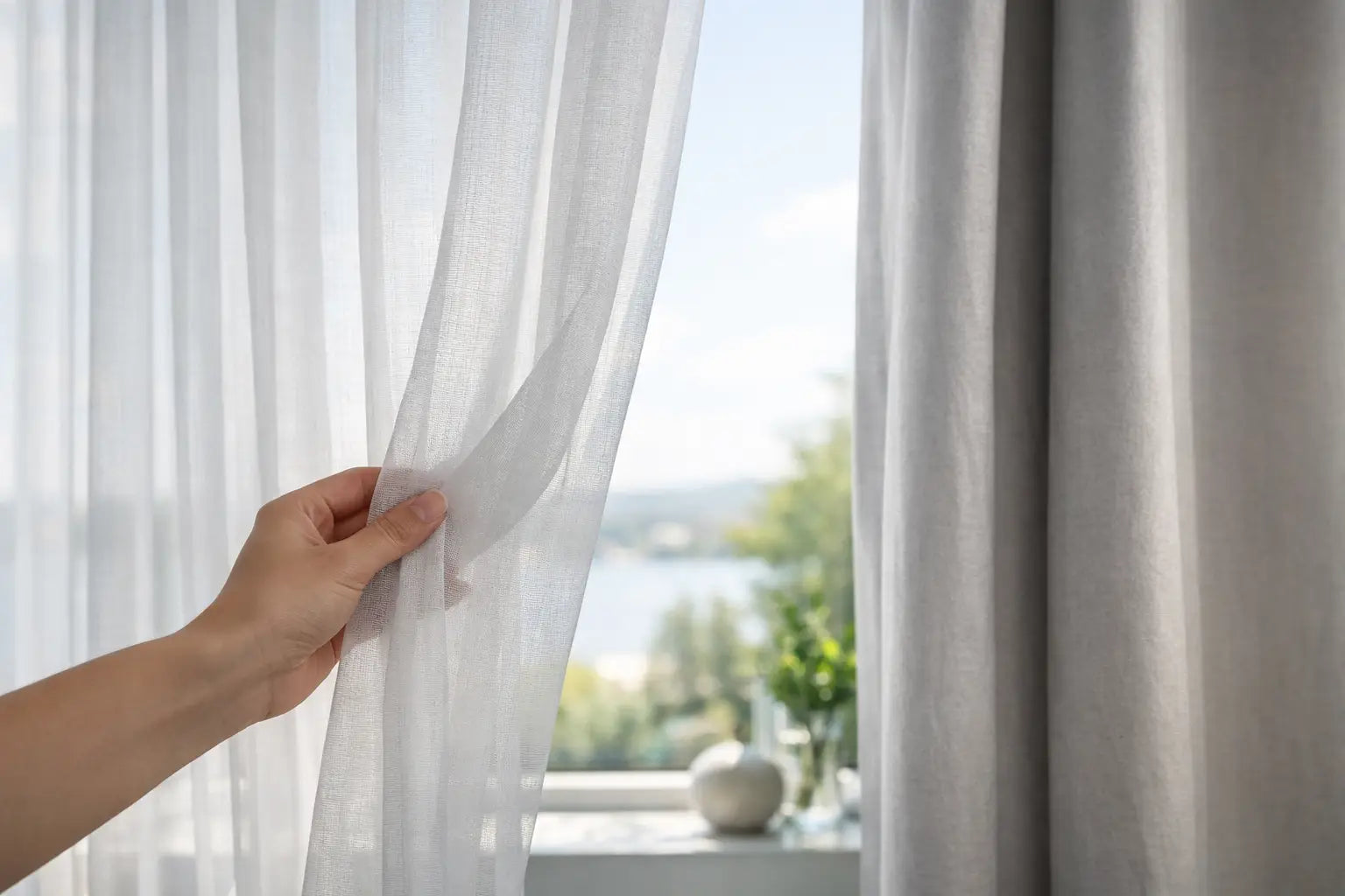 Stofftransparenz bei Fotogardinen verstehen