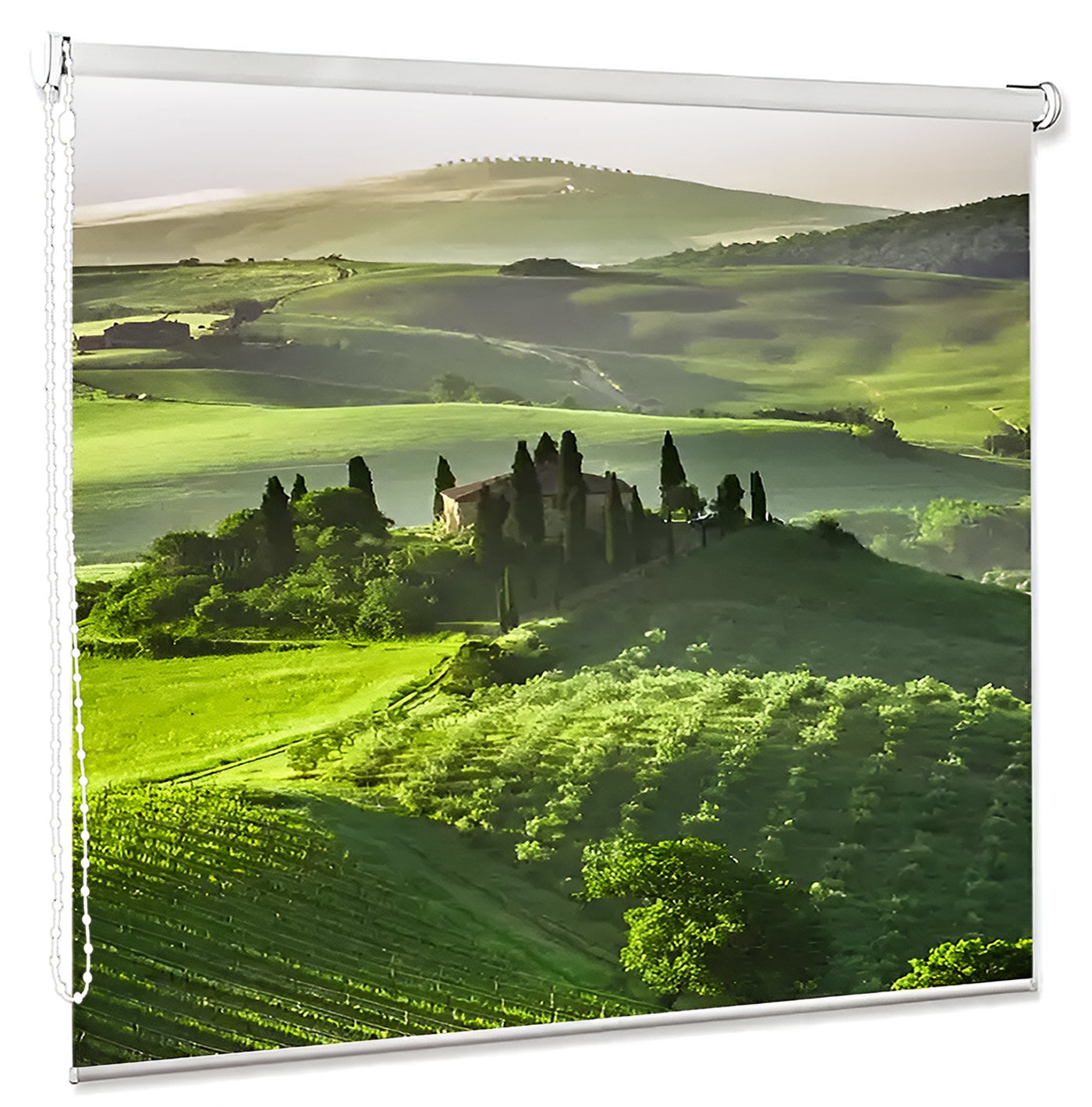 Fotorollo bedruckt mit Toskana Motiv
