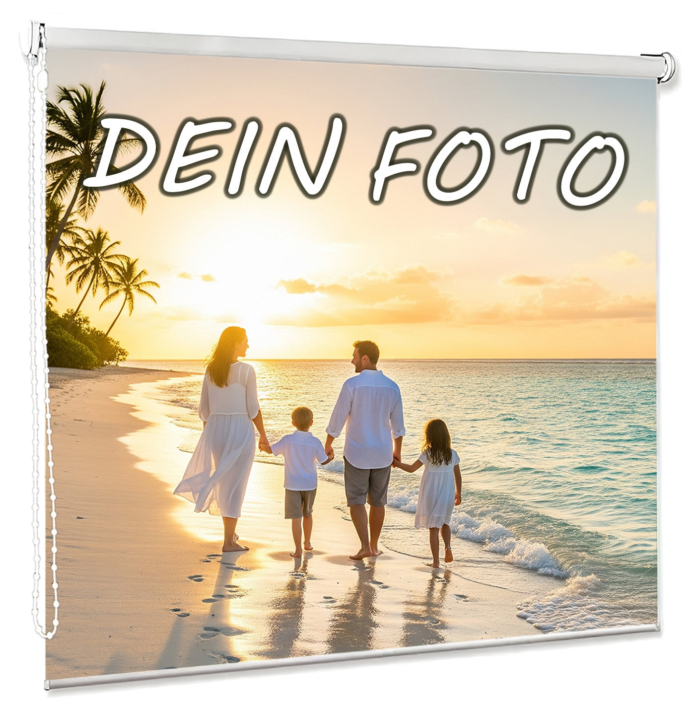 Fotorollo bedruckt mit Wunschmotiv