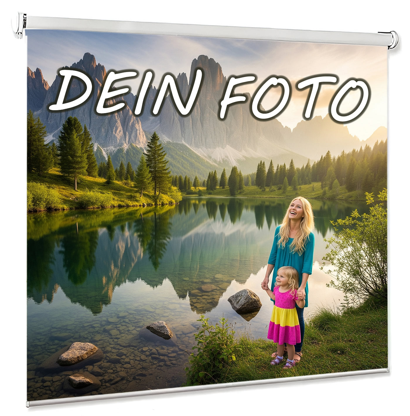 Foto Rollo bedruckt mit Deinem persönlichen Motiv 