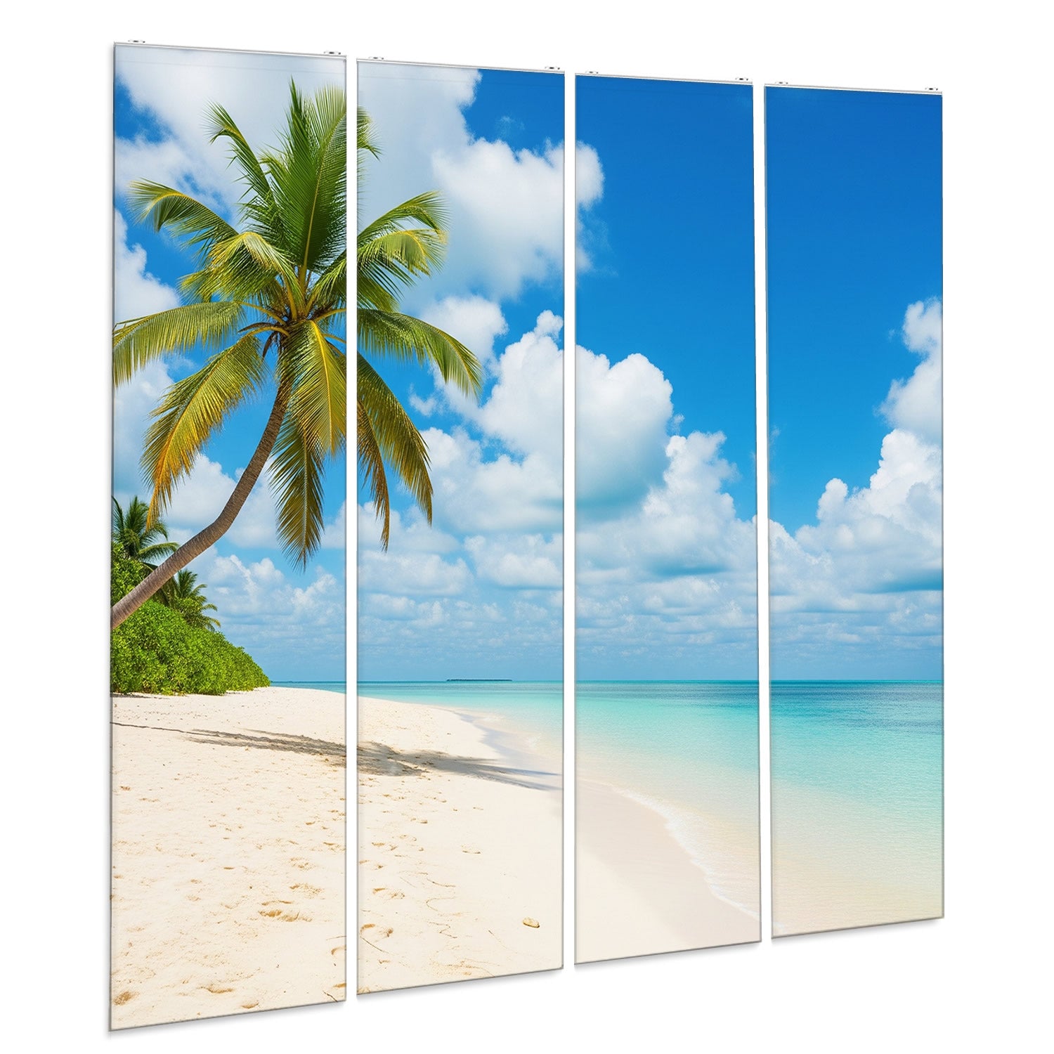 Foto Schiebevorhang bedruckt mit Traumstrand Fotodruck Motiv
