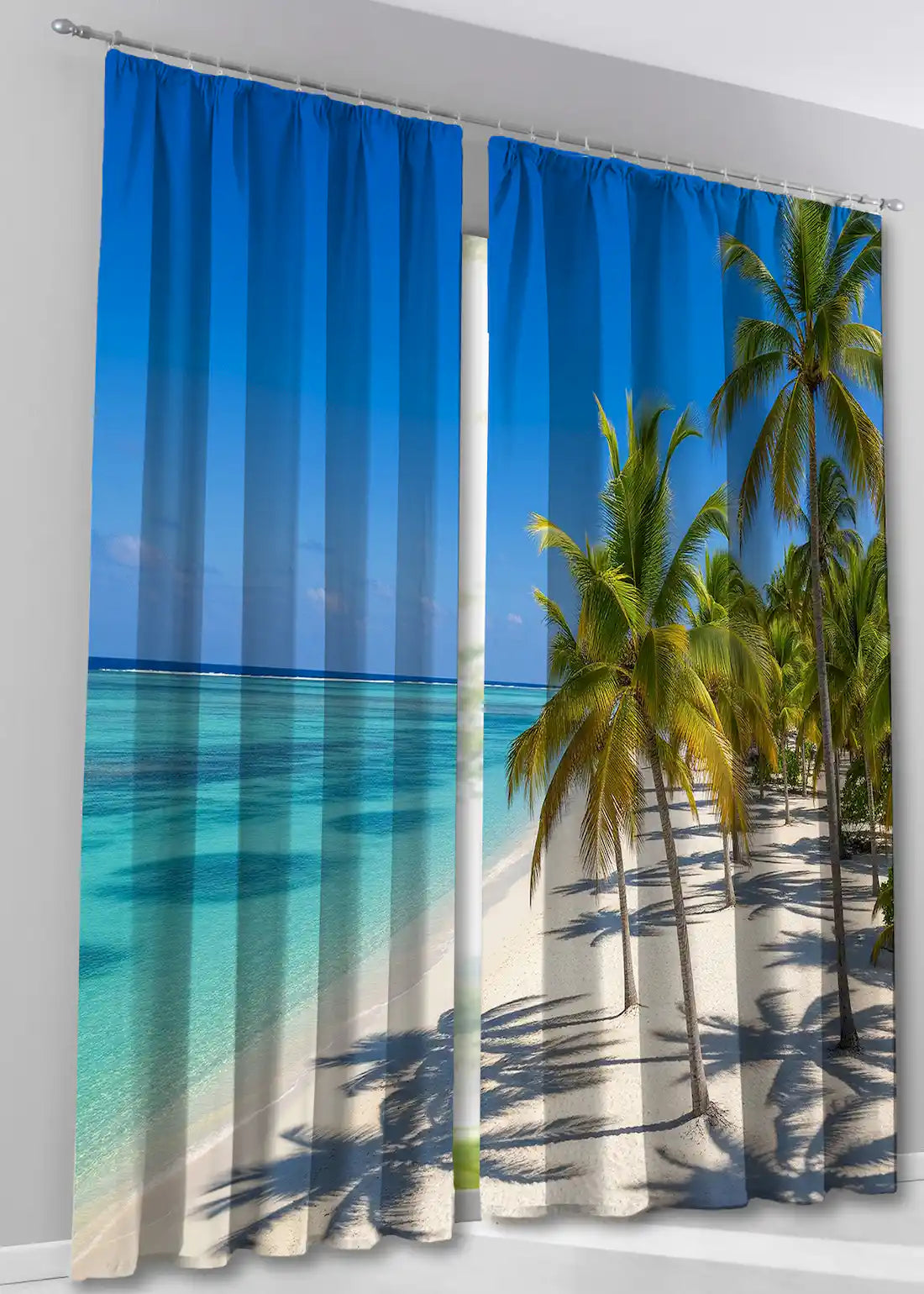 Fotovorhang Palmen Strand