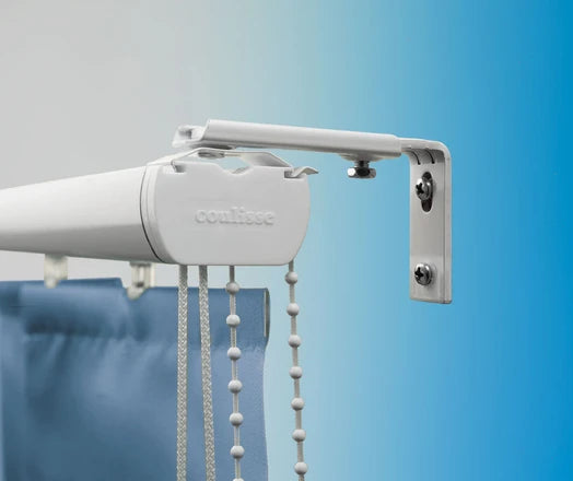 Lamellenvorhang bedruckt mit Wandträger