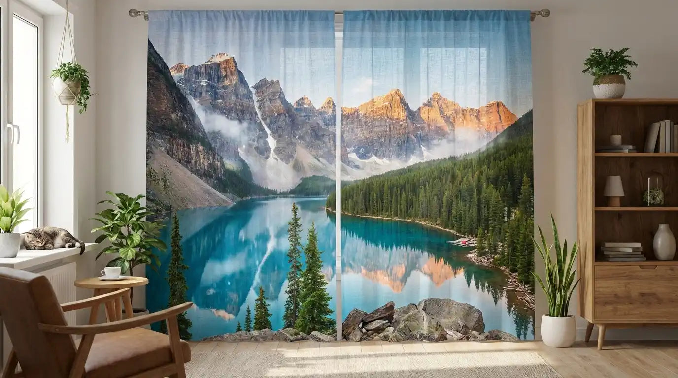 Fotogardinen und Foto-Gardinen mit Motiv bedruckt