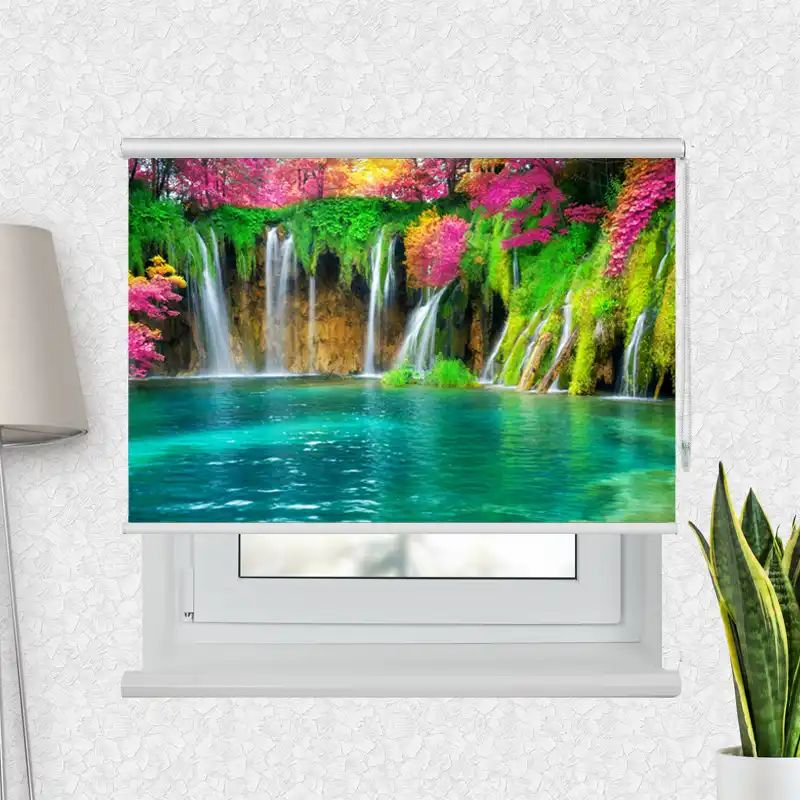 Fotorollo Premium "Wasserfall Kroatien"