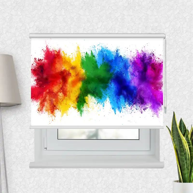 Fotorollo Premium "Regenbogen Farbexplosion"