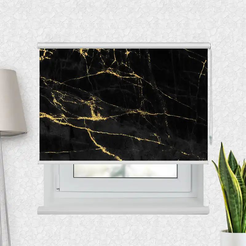 Fotorollo Premium "Schwarz Goldener Hintergrund"
