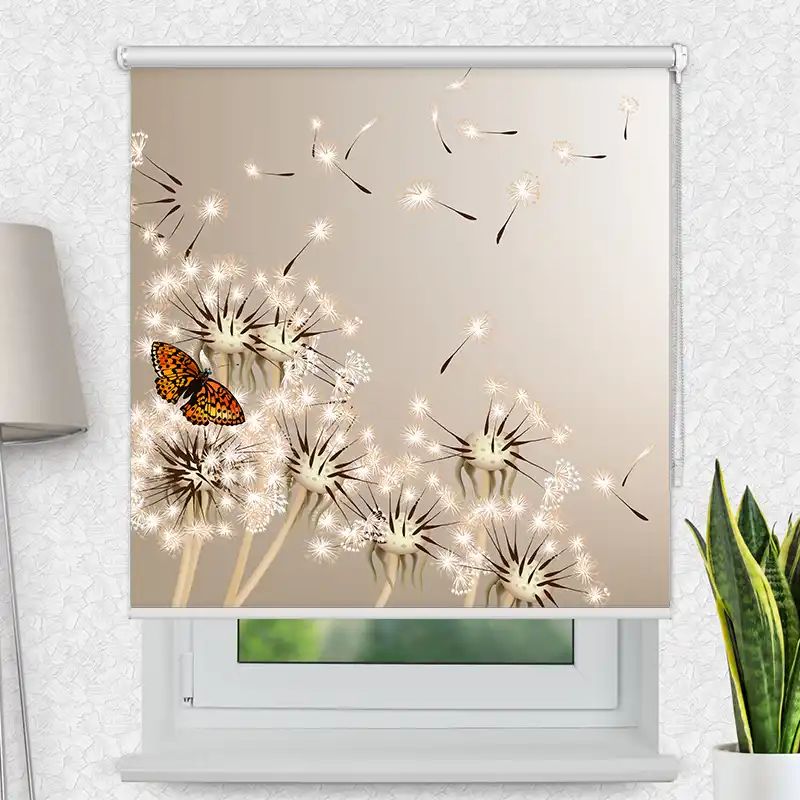 Fotorollo Premium "Pusteblume Schmetterling"