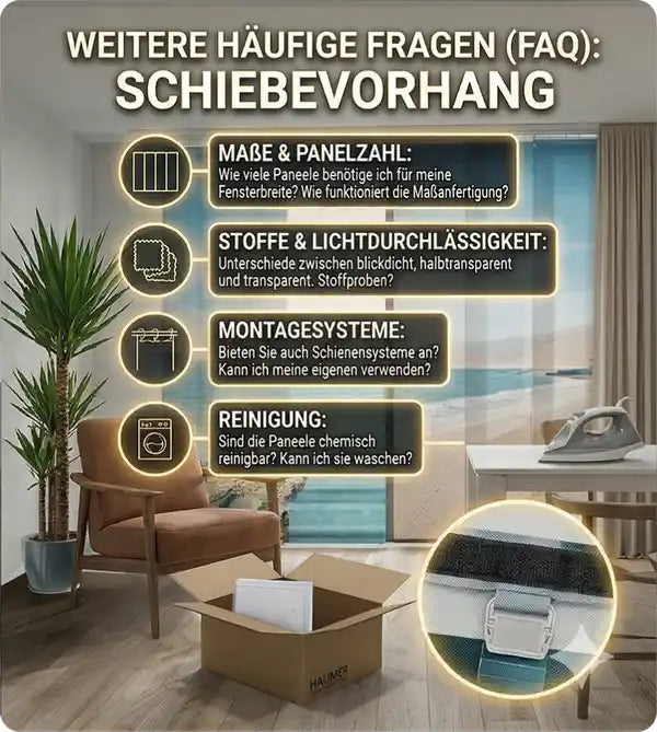 Häufig gestellte Fragen zum Schiebevorhang