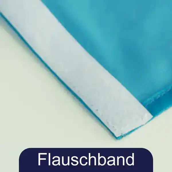 Foto Stoff bedruckt mit Klett- bzw. Flauschband am Stoffrand