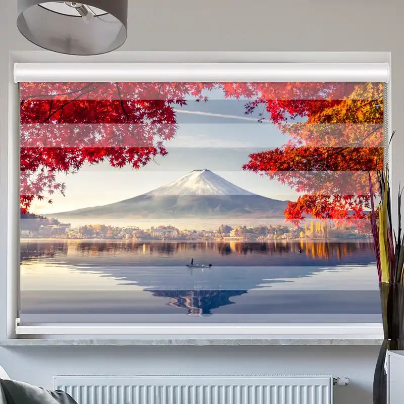 Foto Doppelrollo mit Kassette "Fujiyama Japan"
