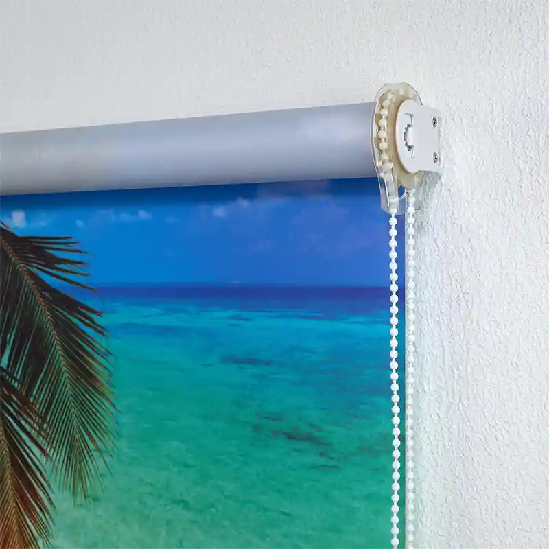 Fotorollo mit Strand Motiv, Foto Rollo mit Fotodruck 