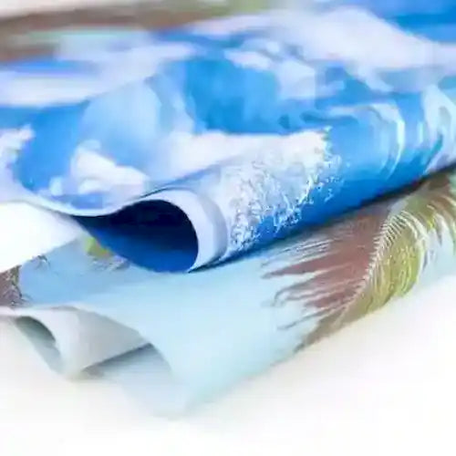 Stoffauswahl für Fotovorhang