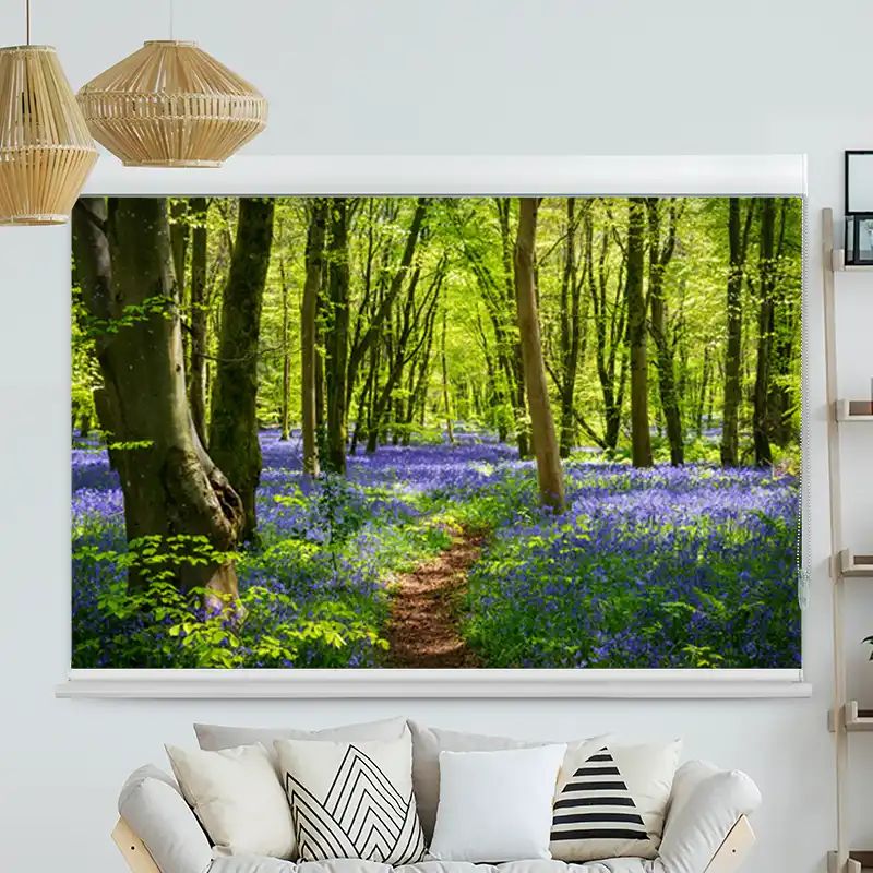 Foto Rollo mit Kassette "Wald Glockenblumen"
