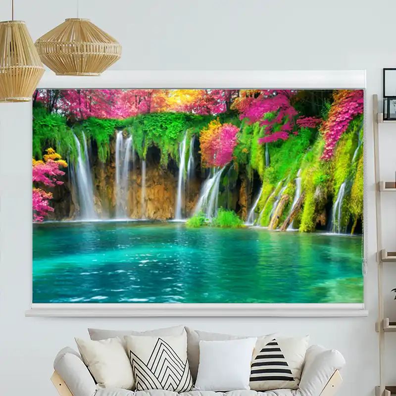 Foto Rollo mit Kassette "Wasserfall Kroatien"