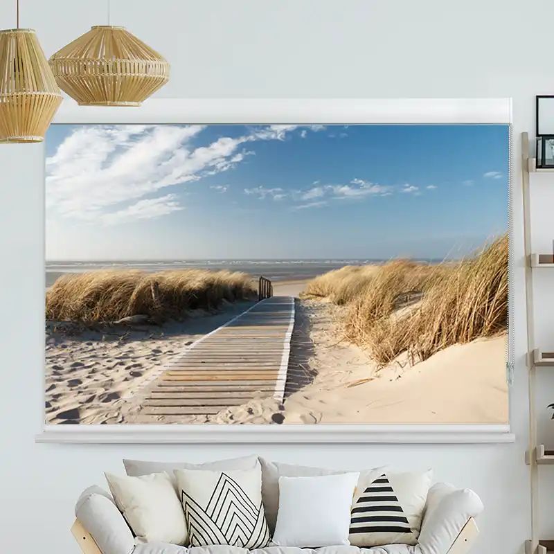 Foto Rollo mit Kassette "Nordsee Strand Langeoog"