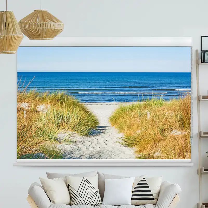 Foto Rollo mit Kassette "Düne Meer Ostsee"