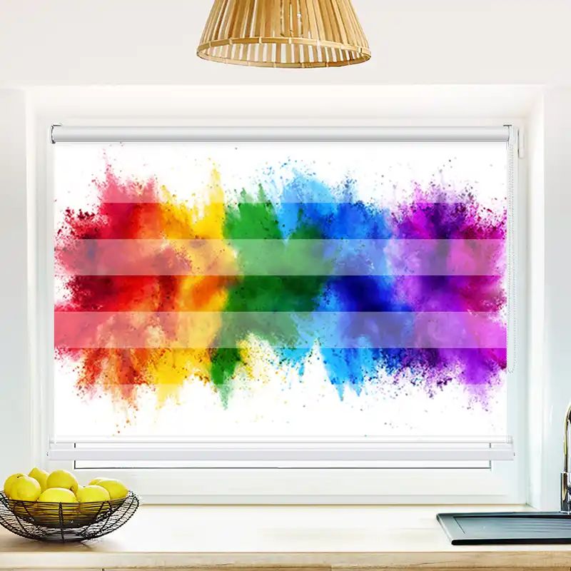 259231683 Regenbogen Farbexplosion