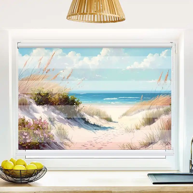 584488661 Düne Meer Aquarell