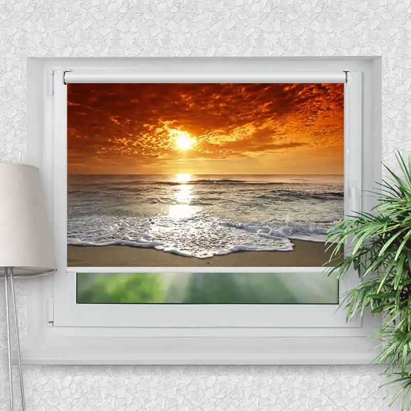 Klemmrollo "Meer Sonnenuntergang"