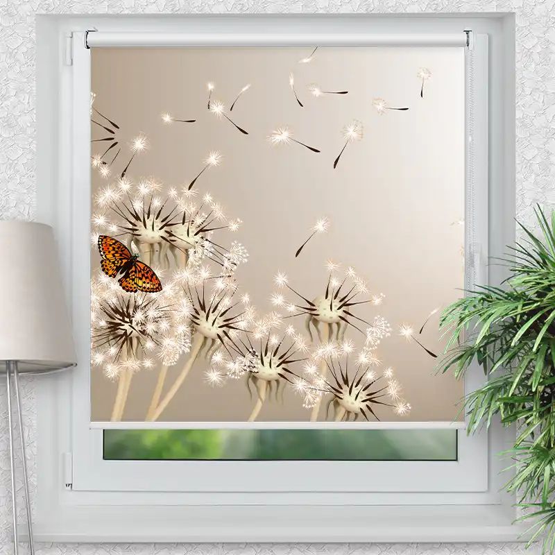 Klemmrollo "Pusteblume Schmetterling"