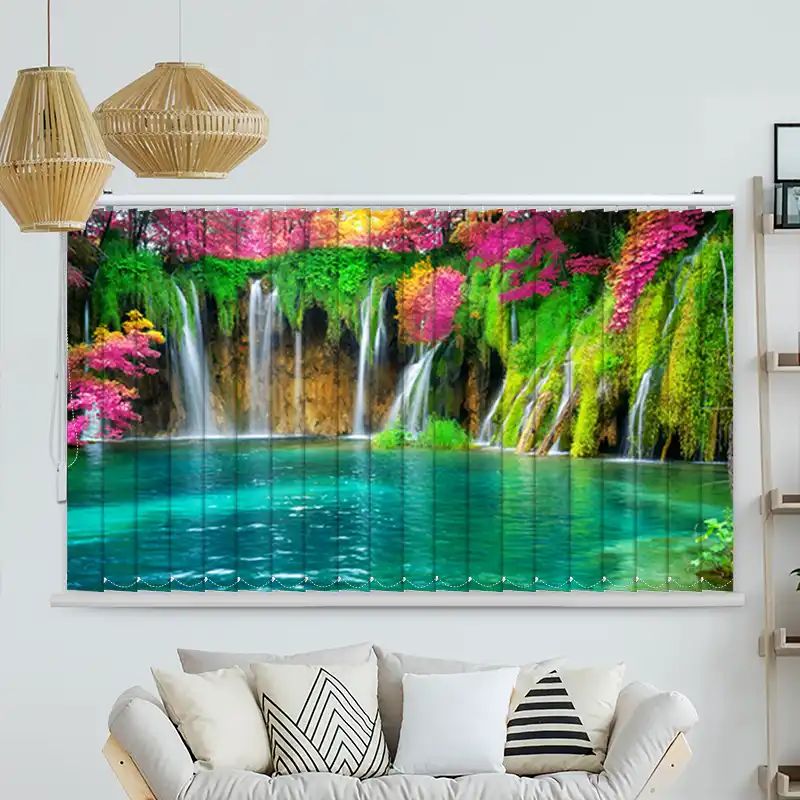 Foto Lamellenvorhang "Wasserfall Kroatien"