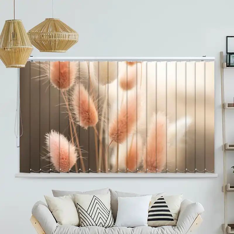 Foto Lamellenvorhang "Flauschiges Hasenschwanzgras"