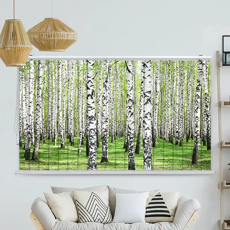 Foto Lamellenvorhang "Birkenwald"