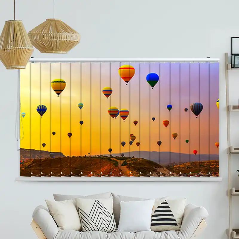 Foto Lamellenvorhang "Heissluftballons"