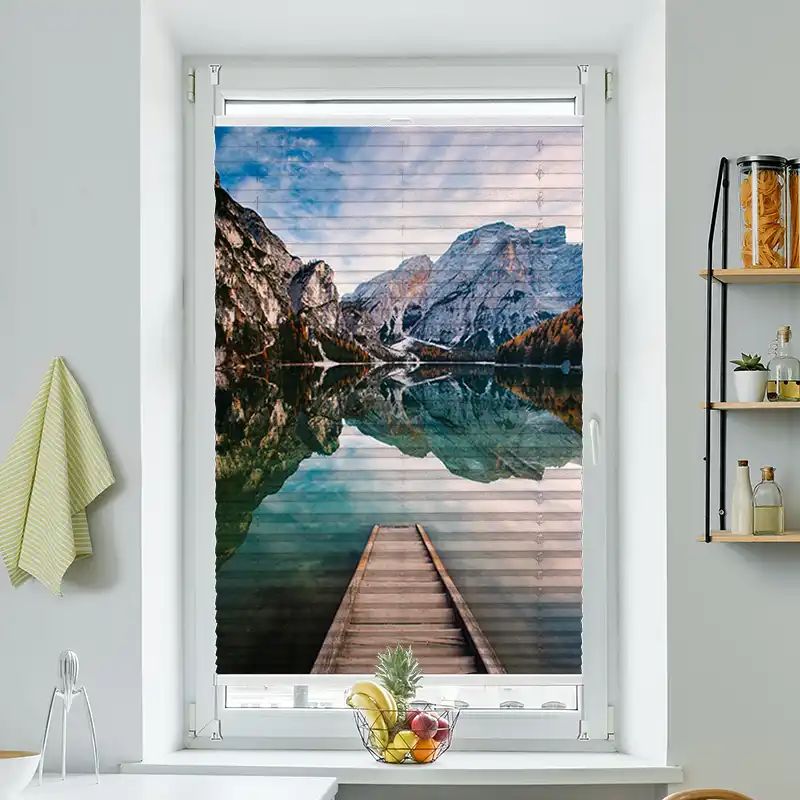 Foto Plissee "Pragser Wildsee"
