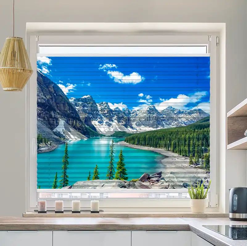 Foto Plissee "Moraine Lake Bergsee"