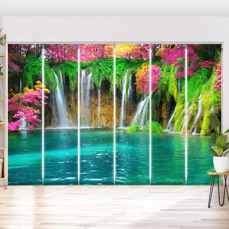Schiebegardine "Wasserfall Kroatien"