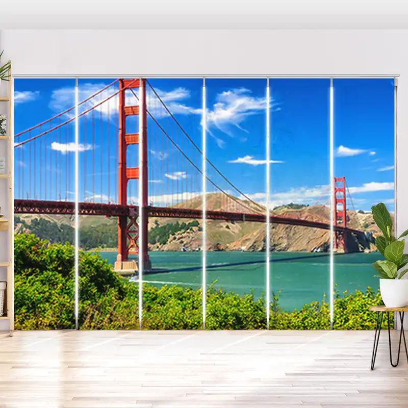 Schiebegardine "Golden Gate Bridge"
