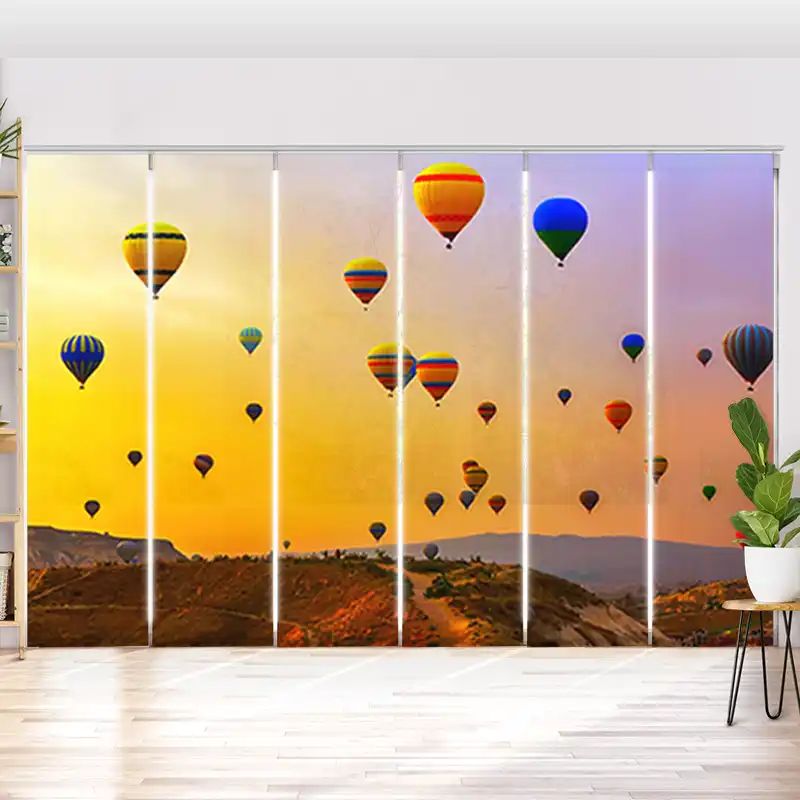 Schiebegardine "Heissluftballons"