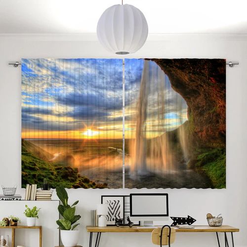 Fotovorhang "Seljalandfoss Wasserfall"