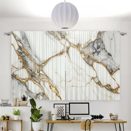 Fotovorhang "Marmorhintergrund Weiss"