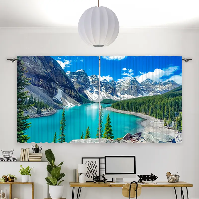 Fotovorhang Motiv "Moraine Lake Bergsee"