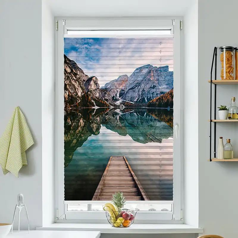 Foto Wabenplissee "Pragser Wildsee"