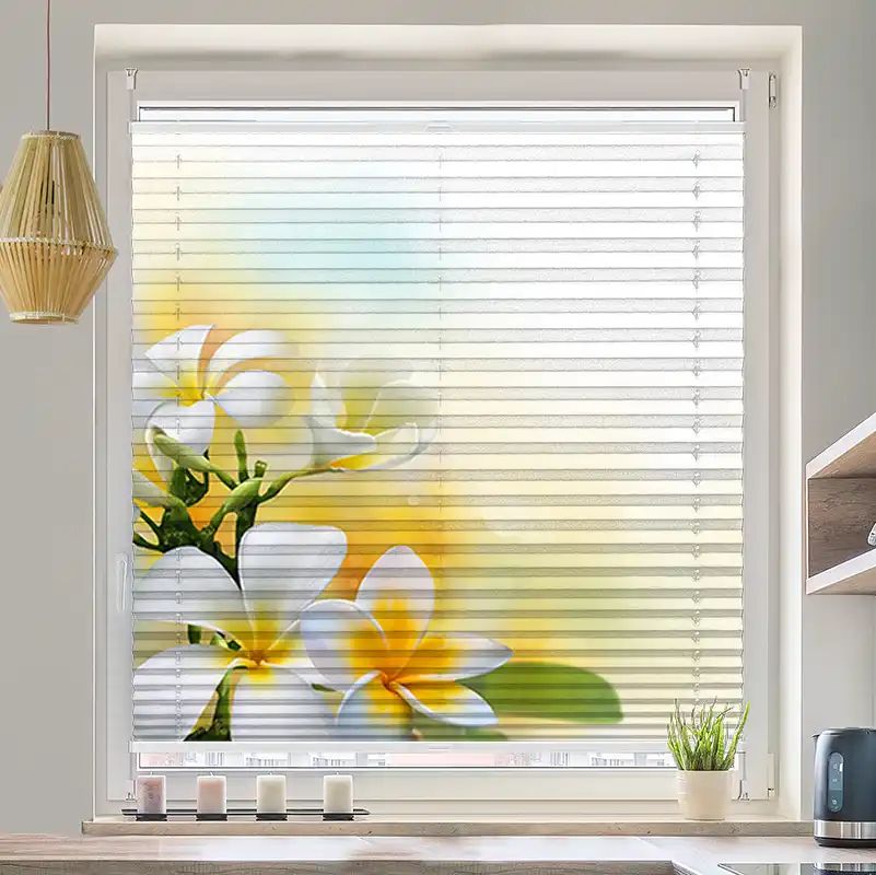 Foto Wabenplissee "Frangipani"