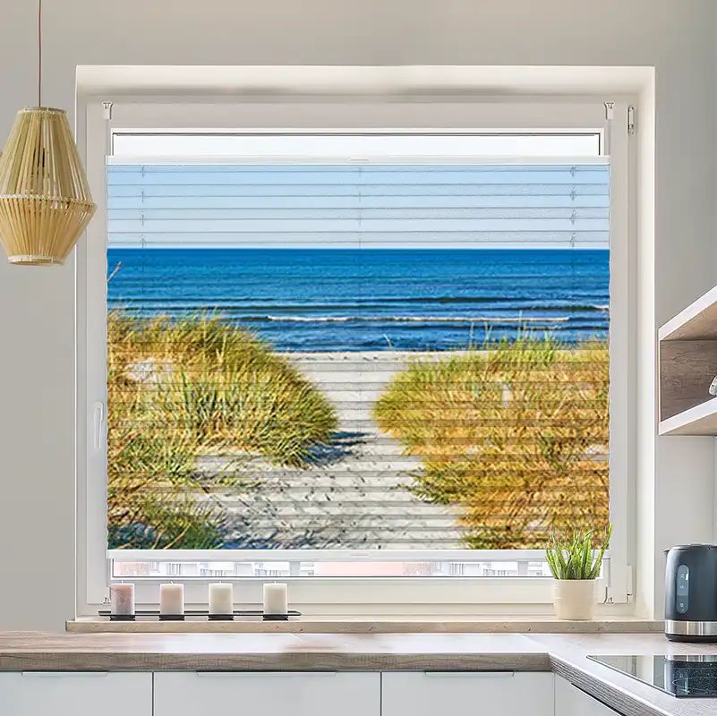 Foto Wabenplissee "Düne Meer Ostsee"